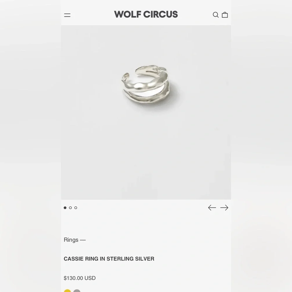 Wolf Circus Cassie ring - Picture 2 of 4